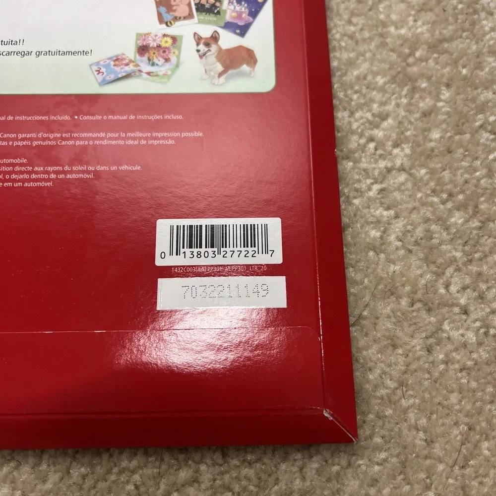 NWT CanonInk 1432C003 Photo Paper Plus Glossy II 8.5